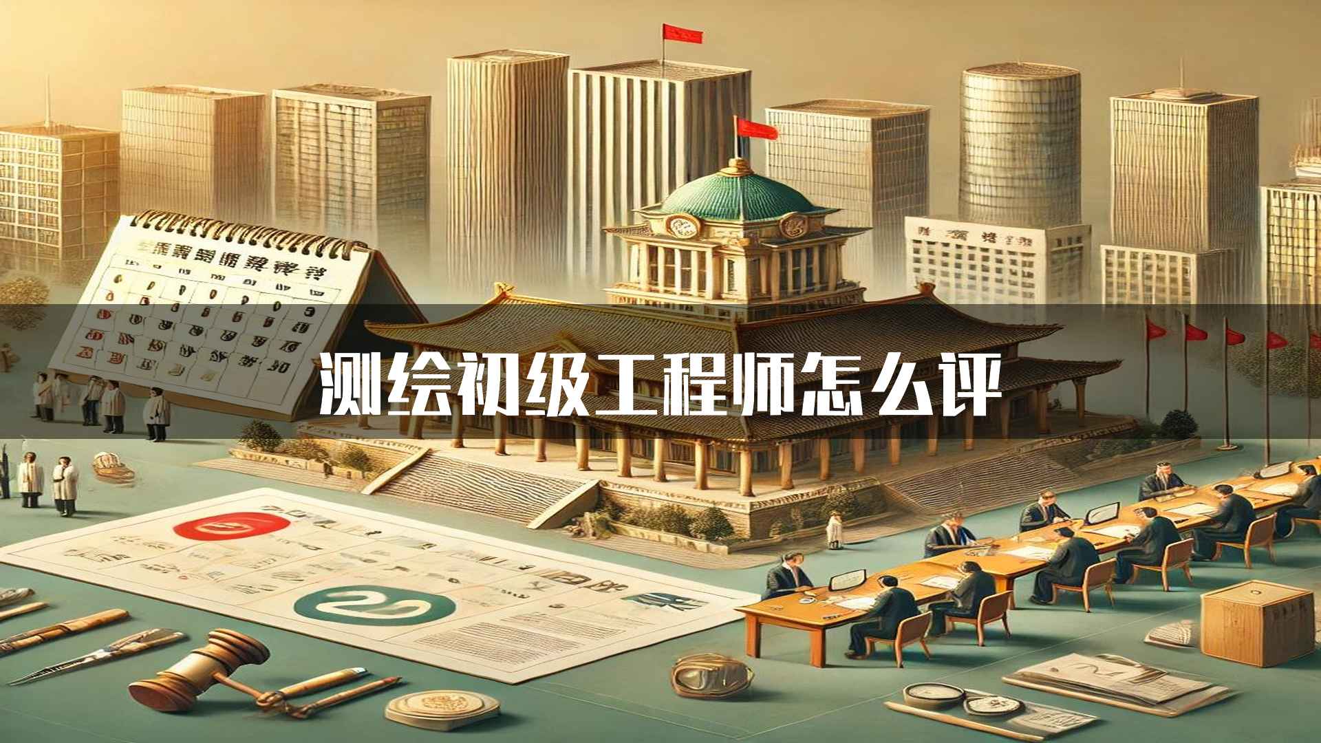 测绘初级工程师怎么评