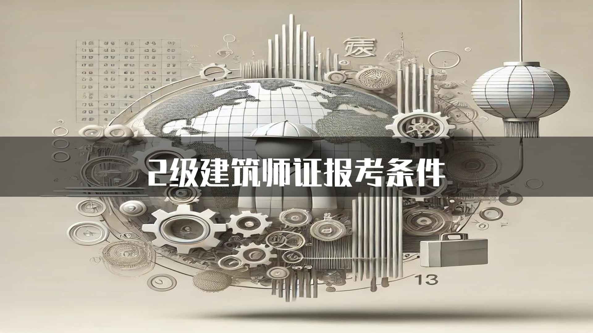 2级建筑师证报考条件