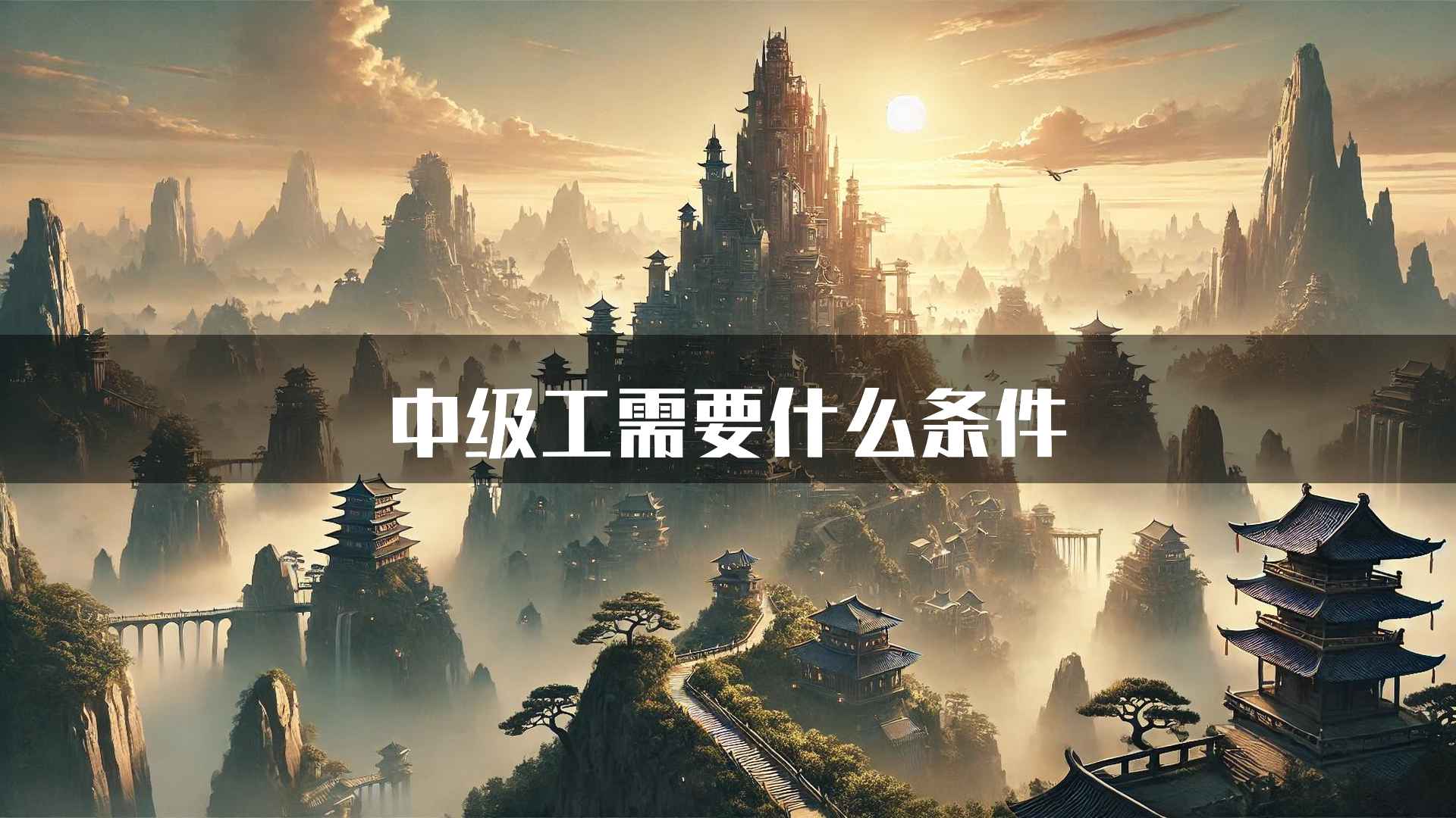 中级工需要什么条件