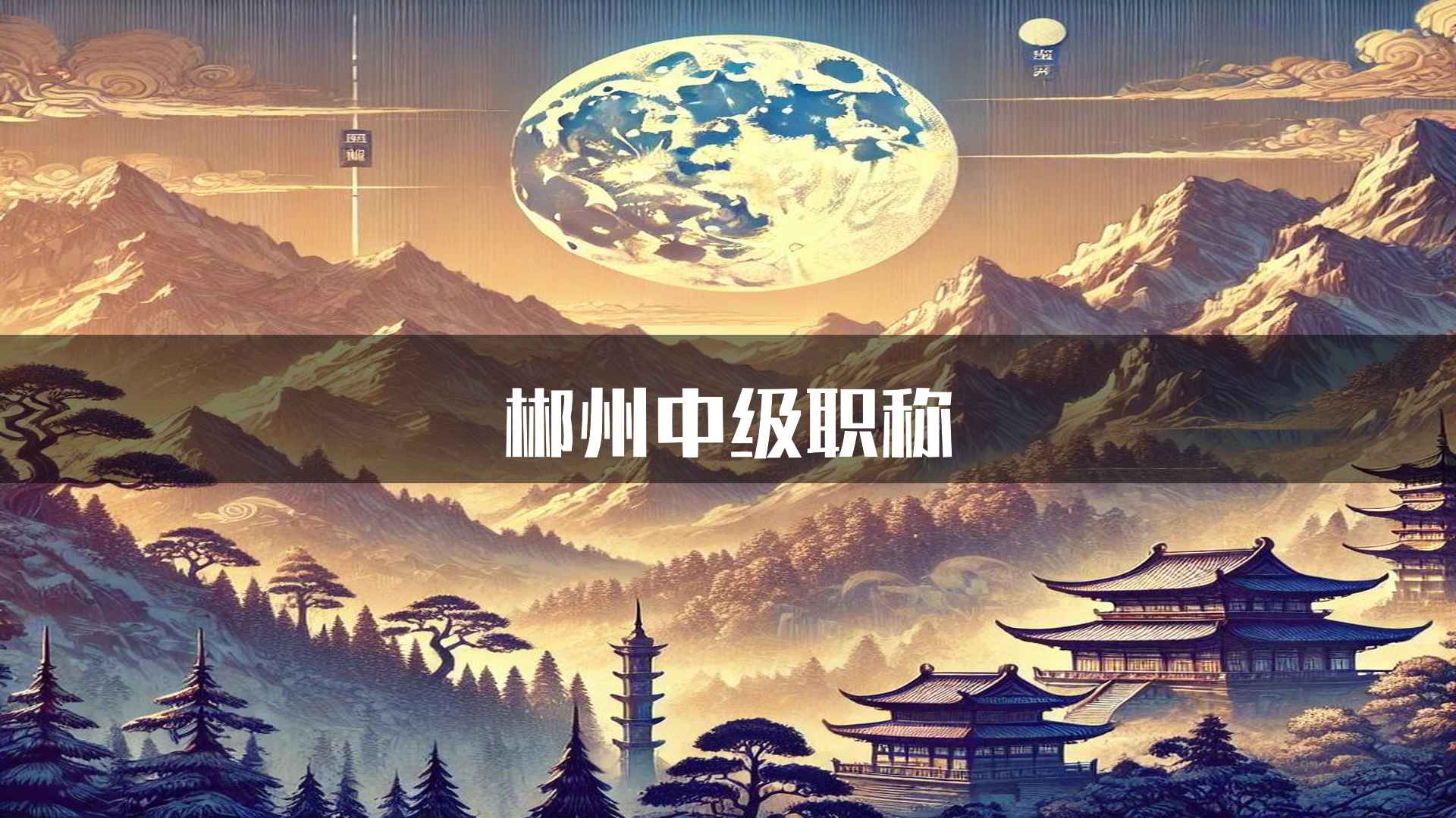 郴州中级职称