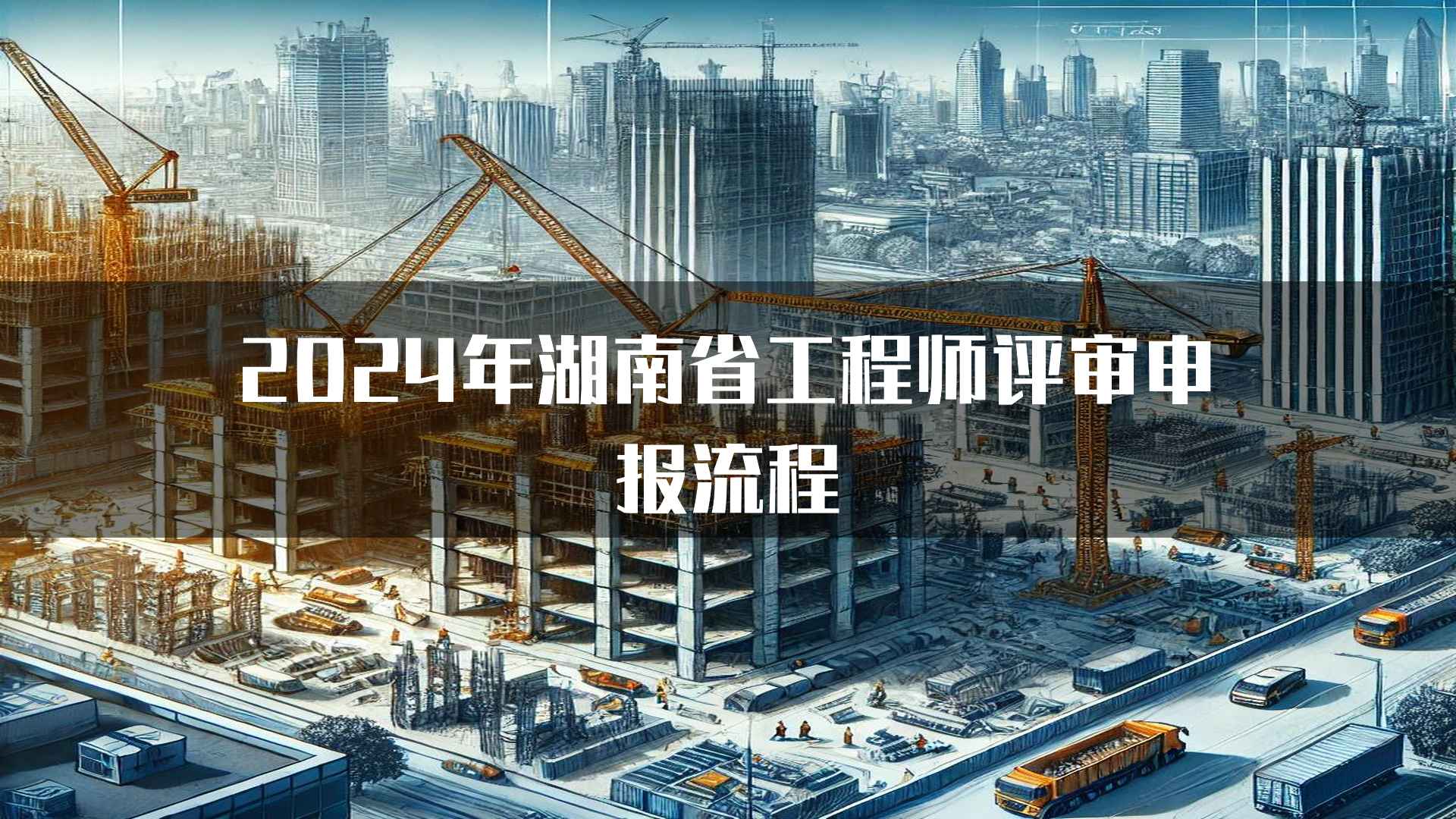 2024年湖南省工程师评审申报流程