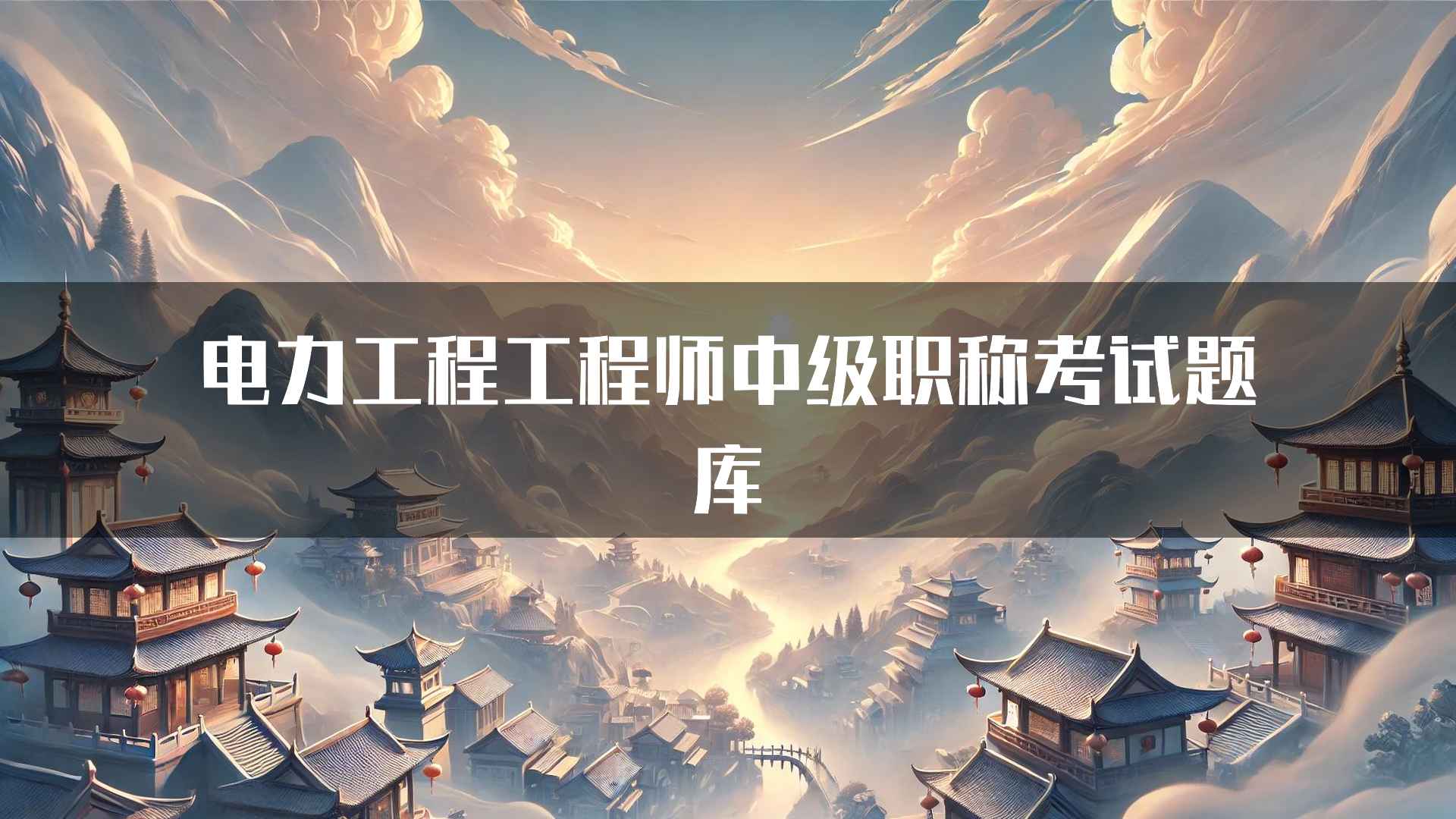 电力工程工程师中级职称考试题库