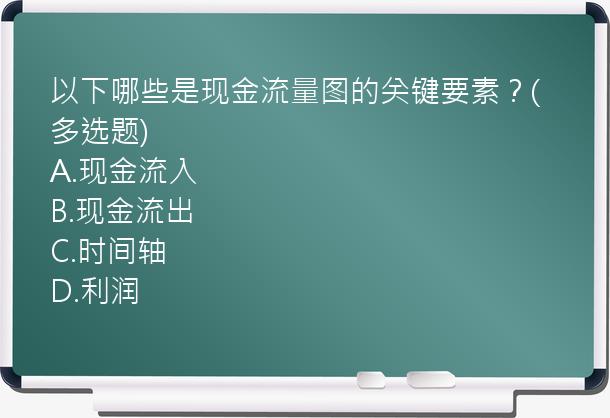 以下哪些是现金流量图的关键要素？(多选题)