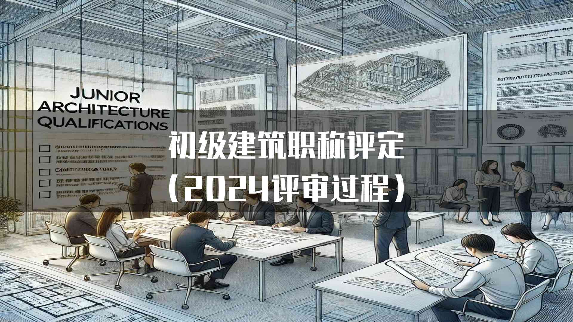 初级建筑职称评定(2024评审过程)