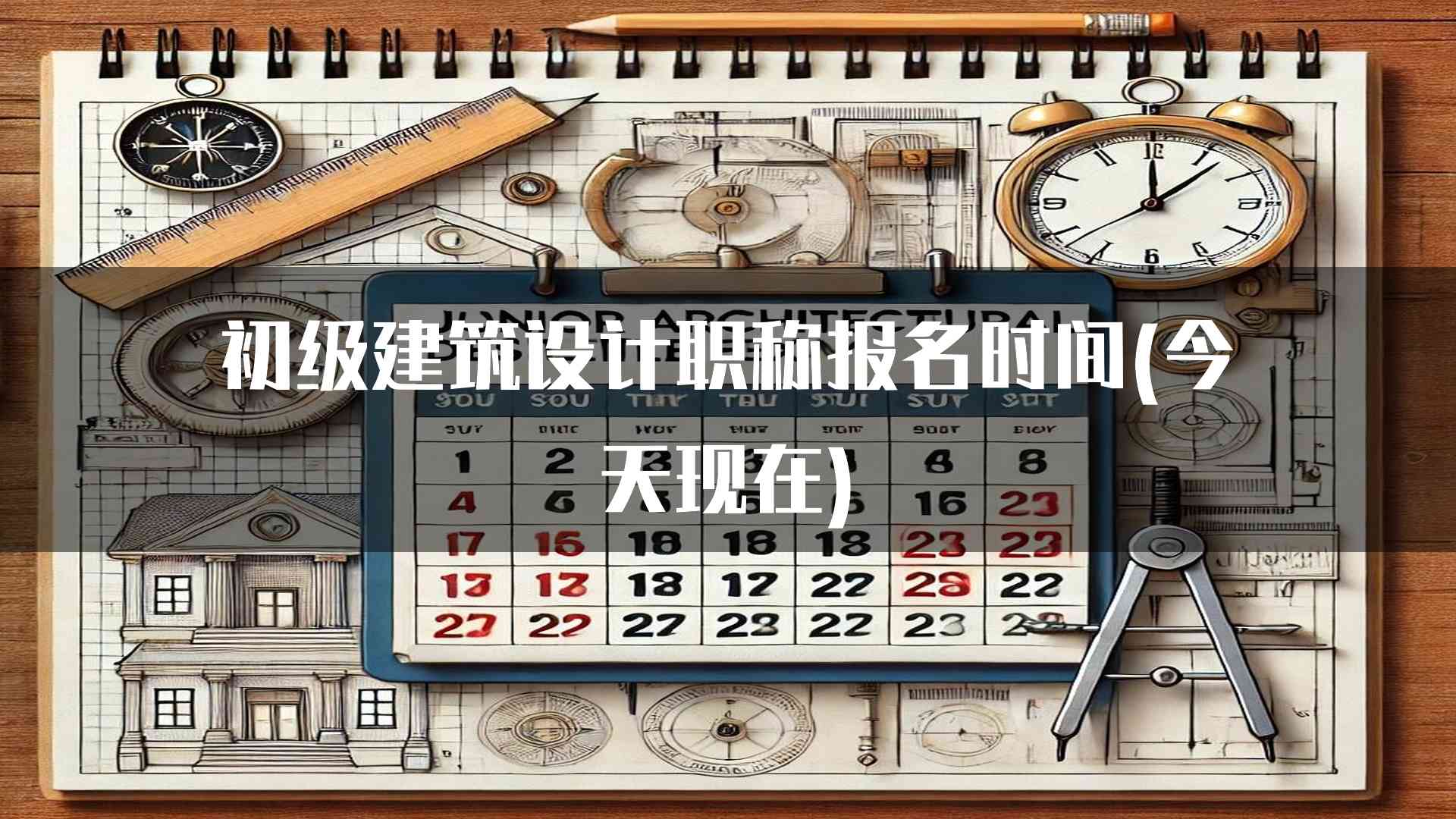 初级建筑设计职称报名时间(今天现在)