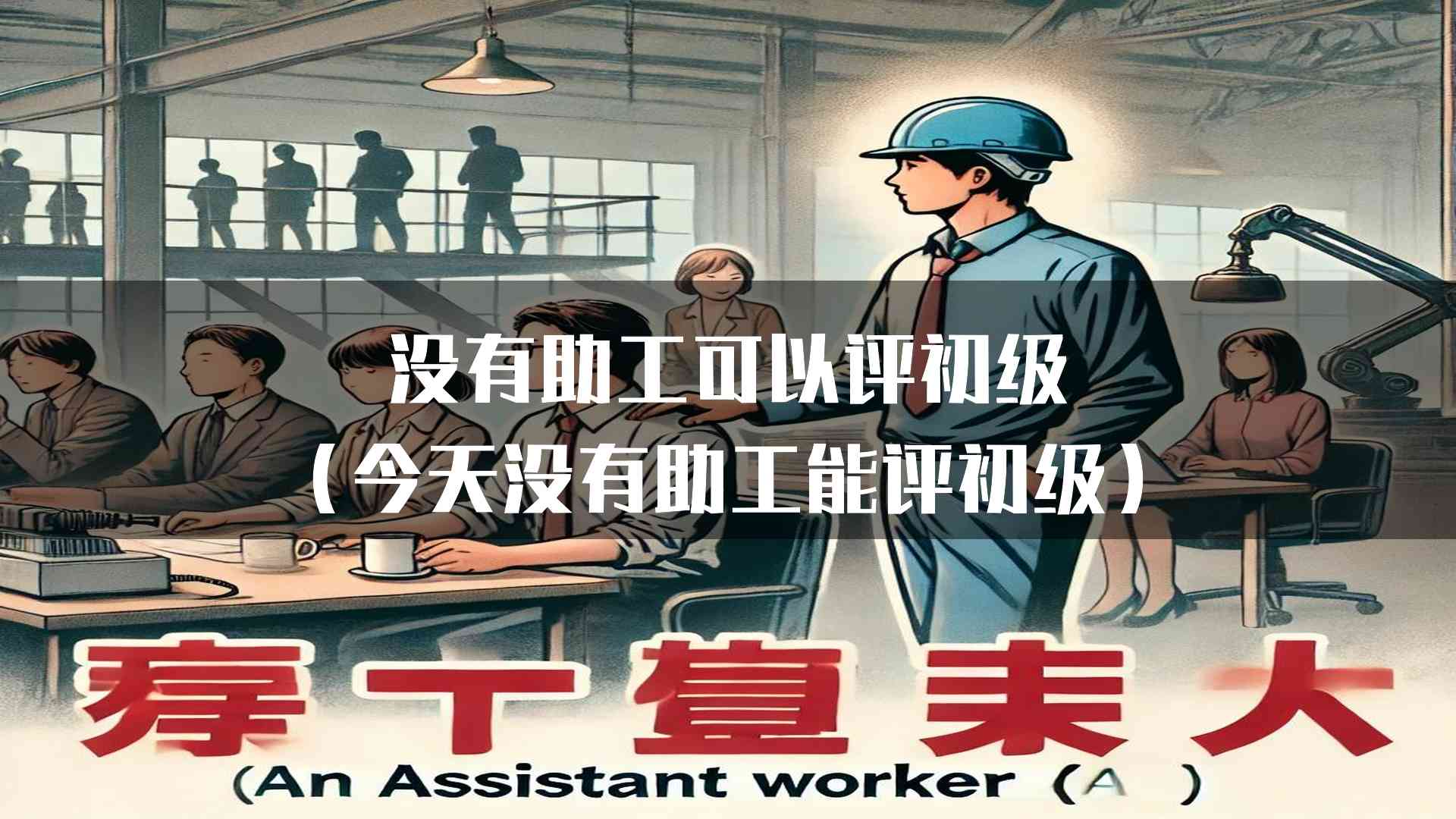 没有助工可以评初级（今天没有助工能评初级）