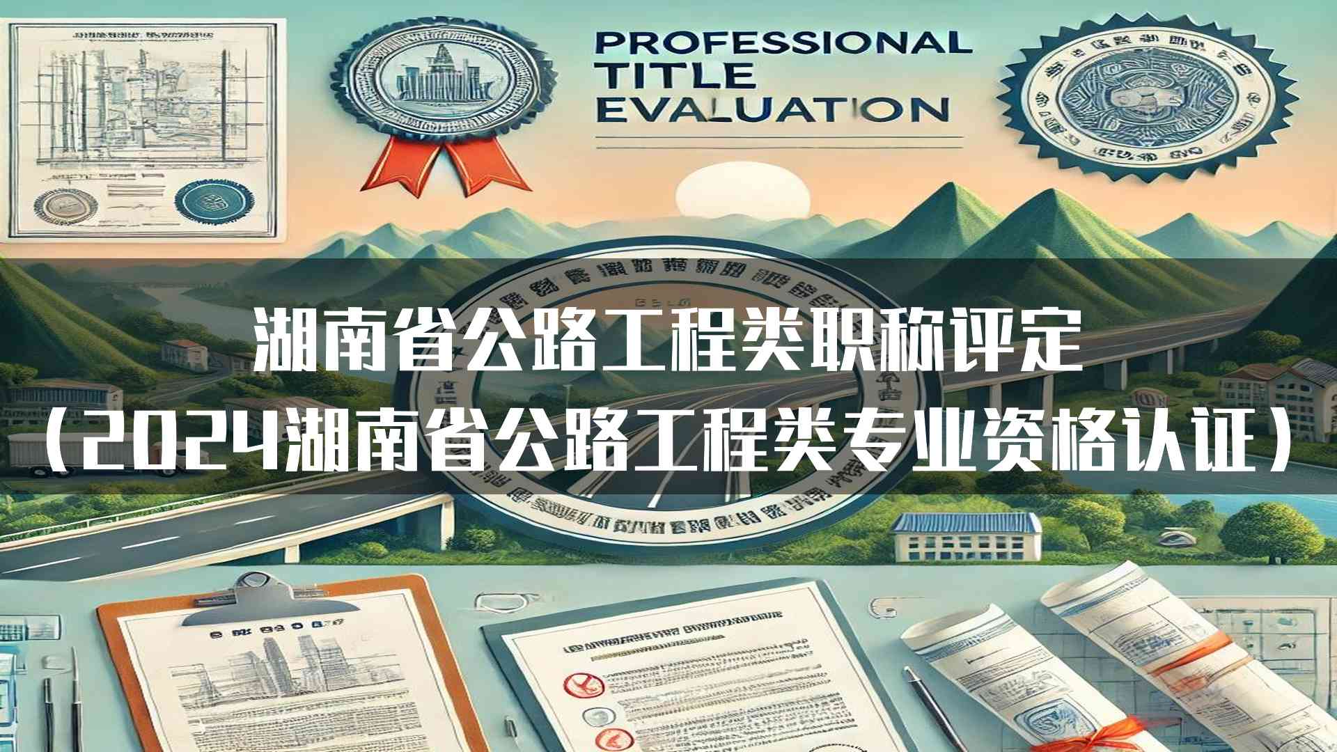 湖南省公路工程类职称评定(2024湖南省公路工程类专业资格认证)