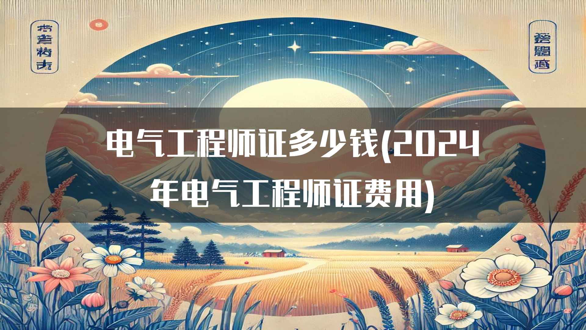 电气工程师证多少钱(2024年电气工程师证费用)