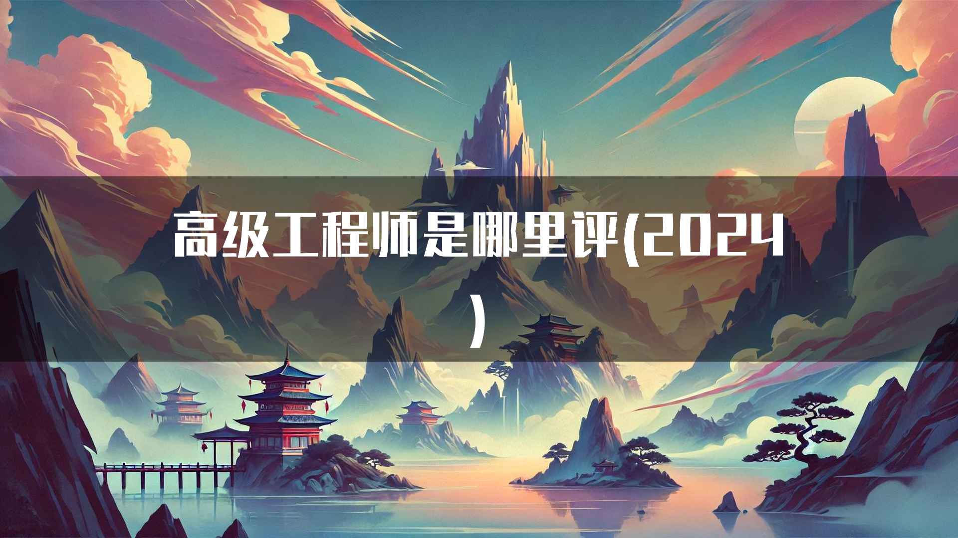 高级工程师是哪里评(2024)