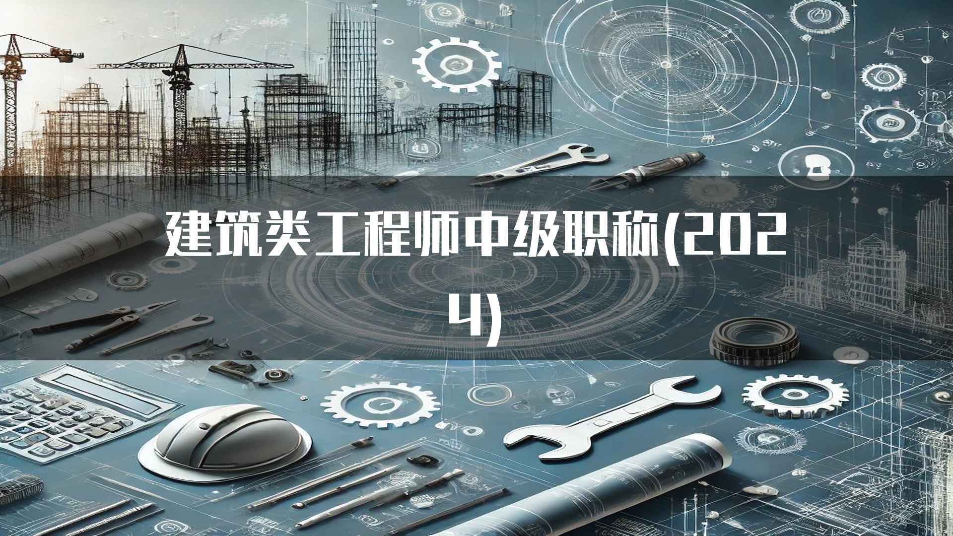 建筑类工程师中级职称(2024)