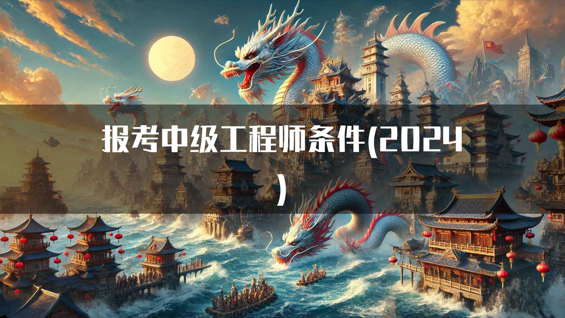 报考中级工程师条件(2024)