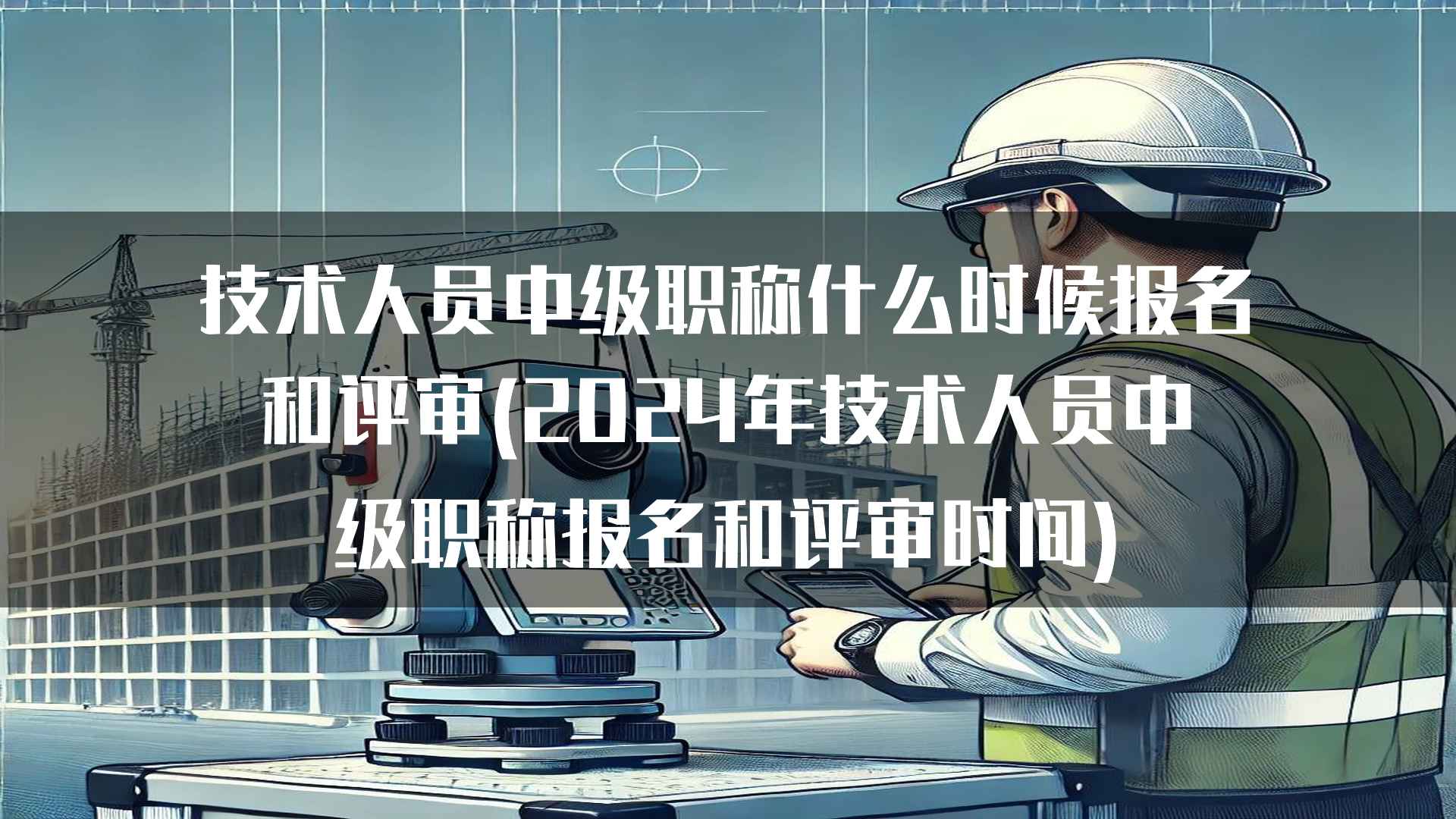 技术人员中级职称什么时候报名和评审(2024年技术人员中级职称报名和评审时间)