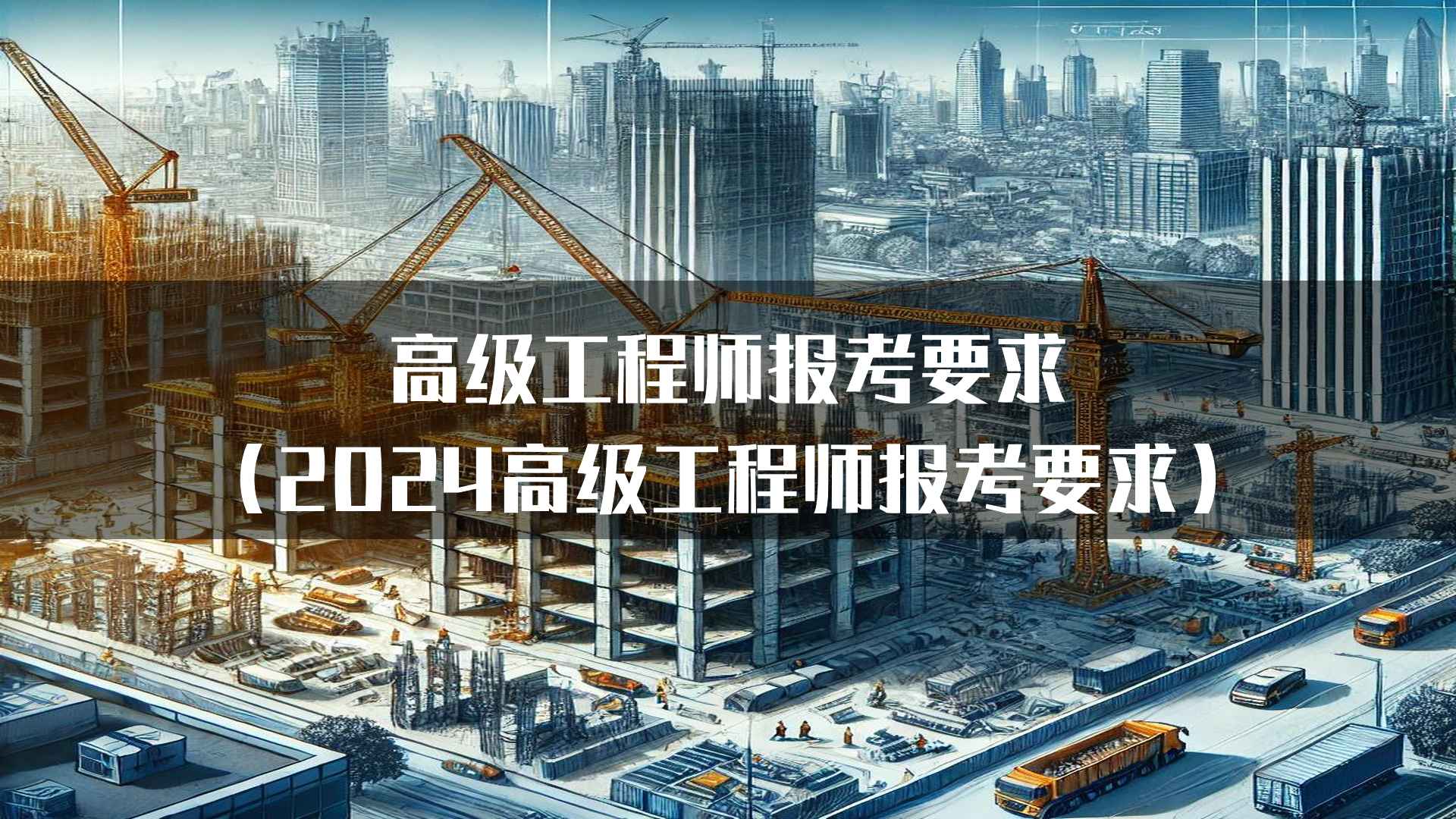 高级工程师报考要求（2024高级工程师报考要求）