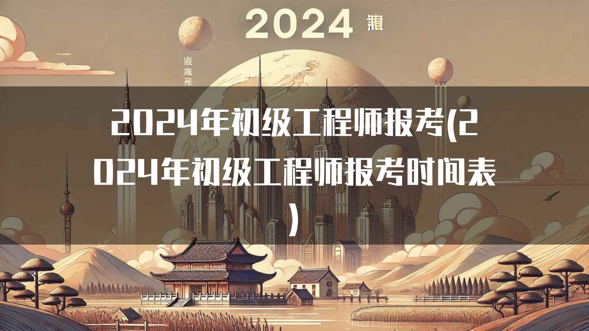 2024年初级工程师报考(2024年初级工程师报考时间表)