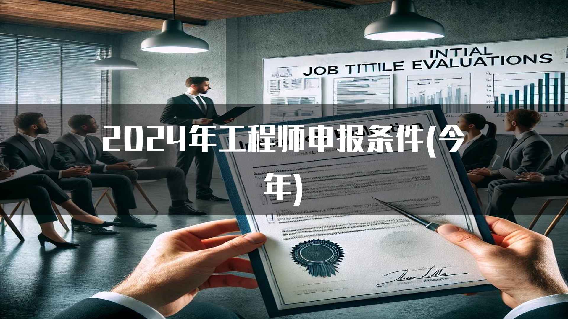 2024年工程师申报条件详解