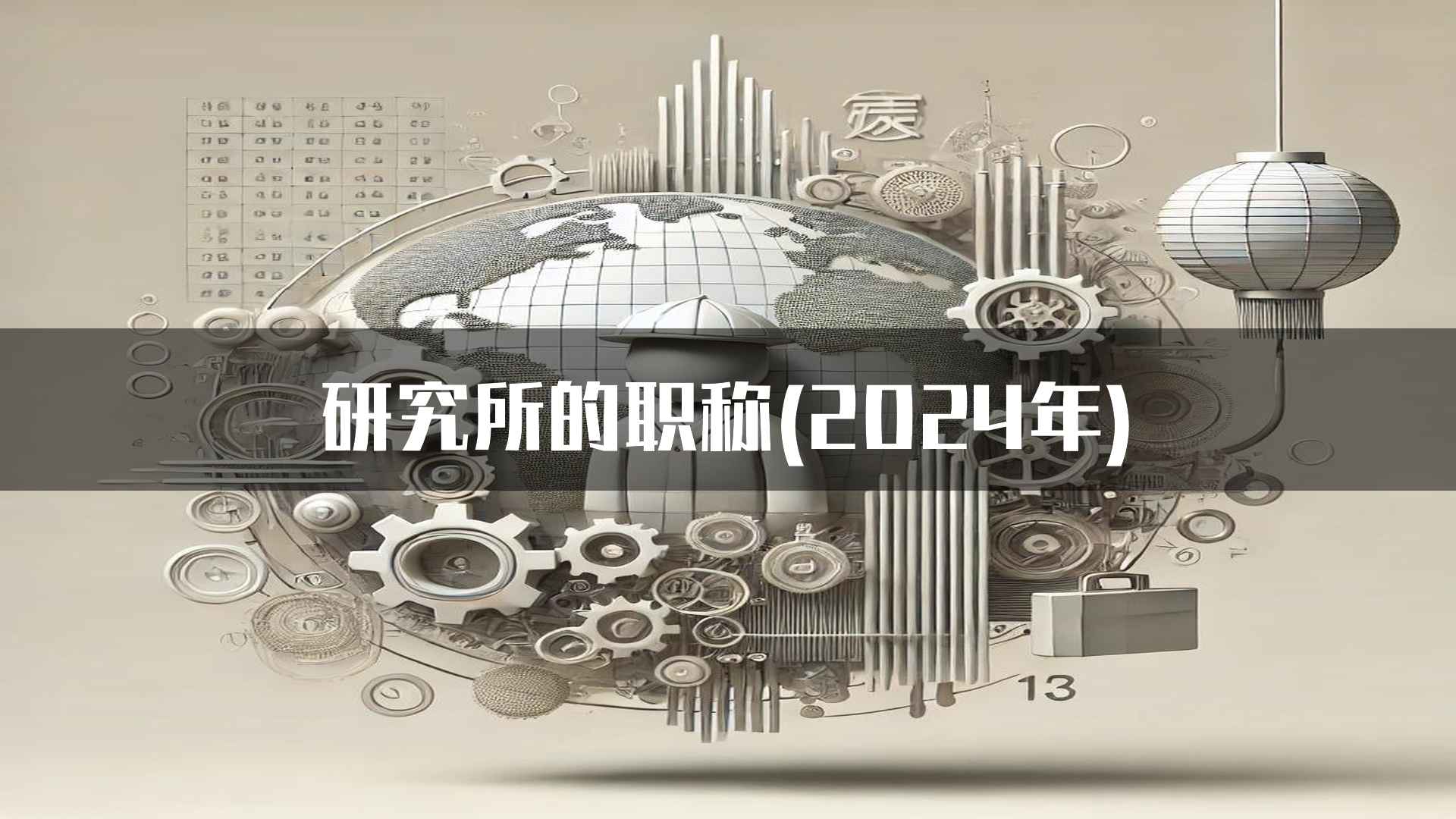 研究所的职称(2024年)