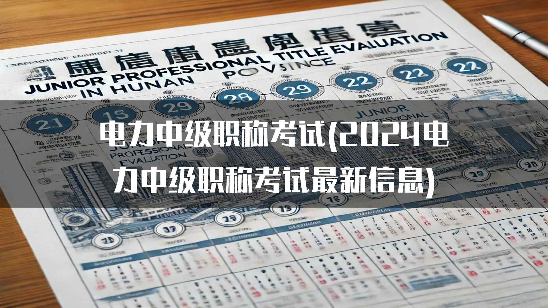 电力中级职称考试(2024电力中级职称考试最新信息)