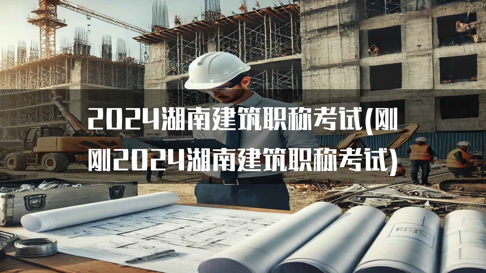 2024湖南建筑职称考试成功经验分享