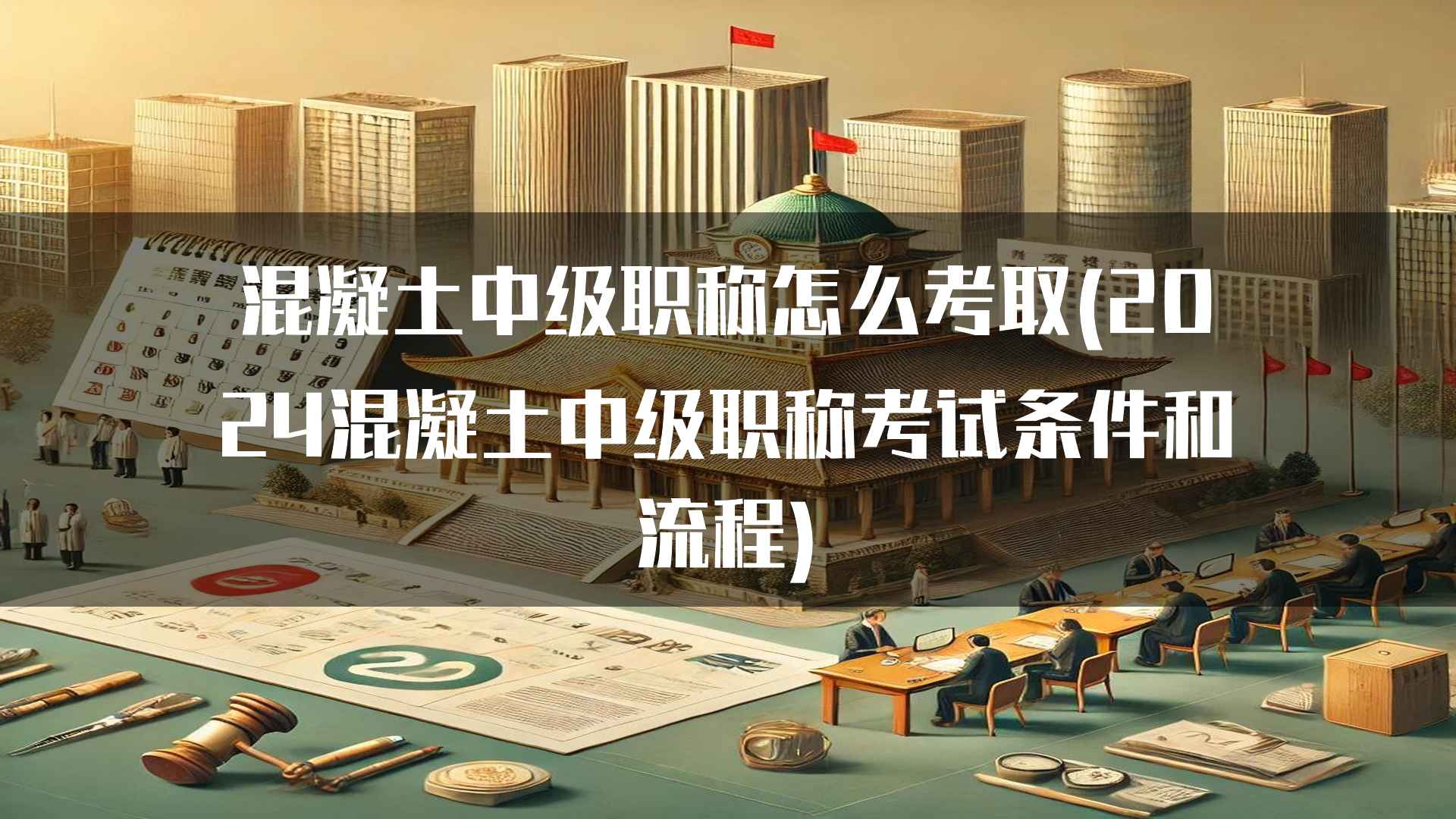 混凝土中级职称怎么考取(2024混凝土中级职称考试条件和流程)