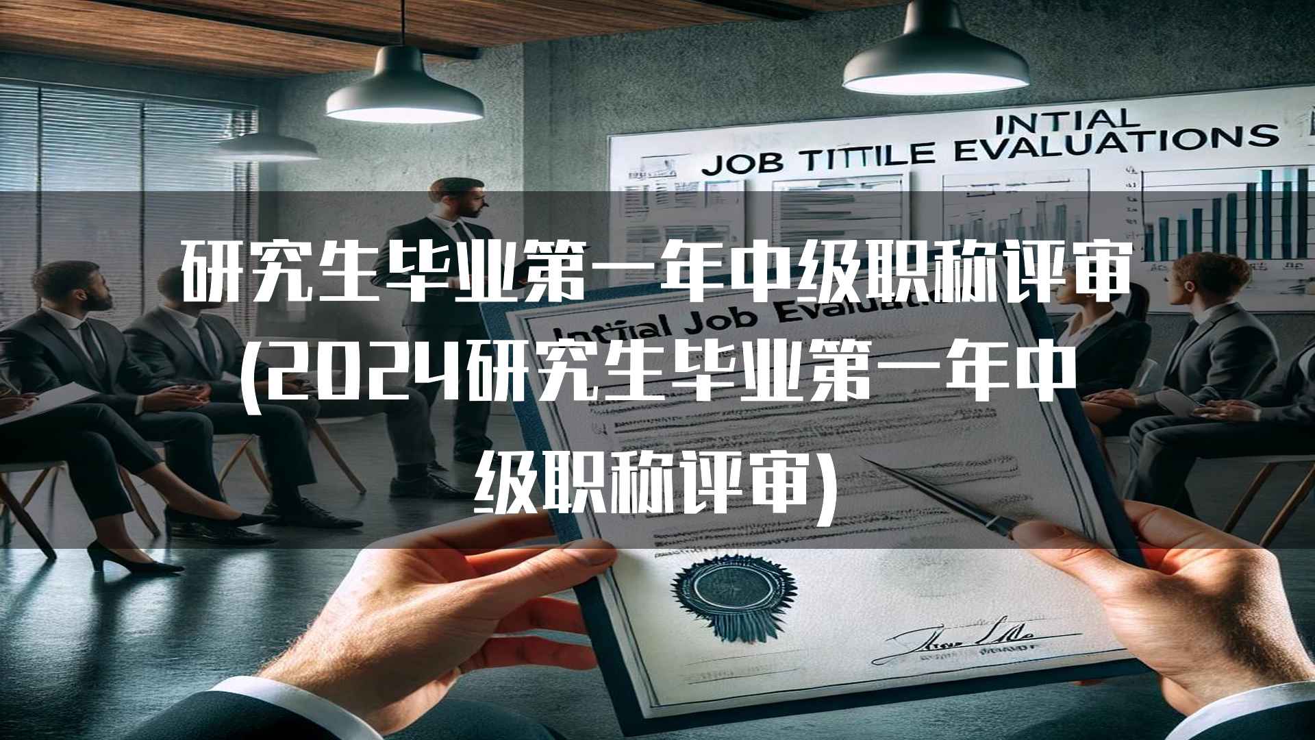 研究生毕业第一年中级职称评审的成功经验