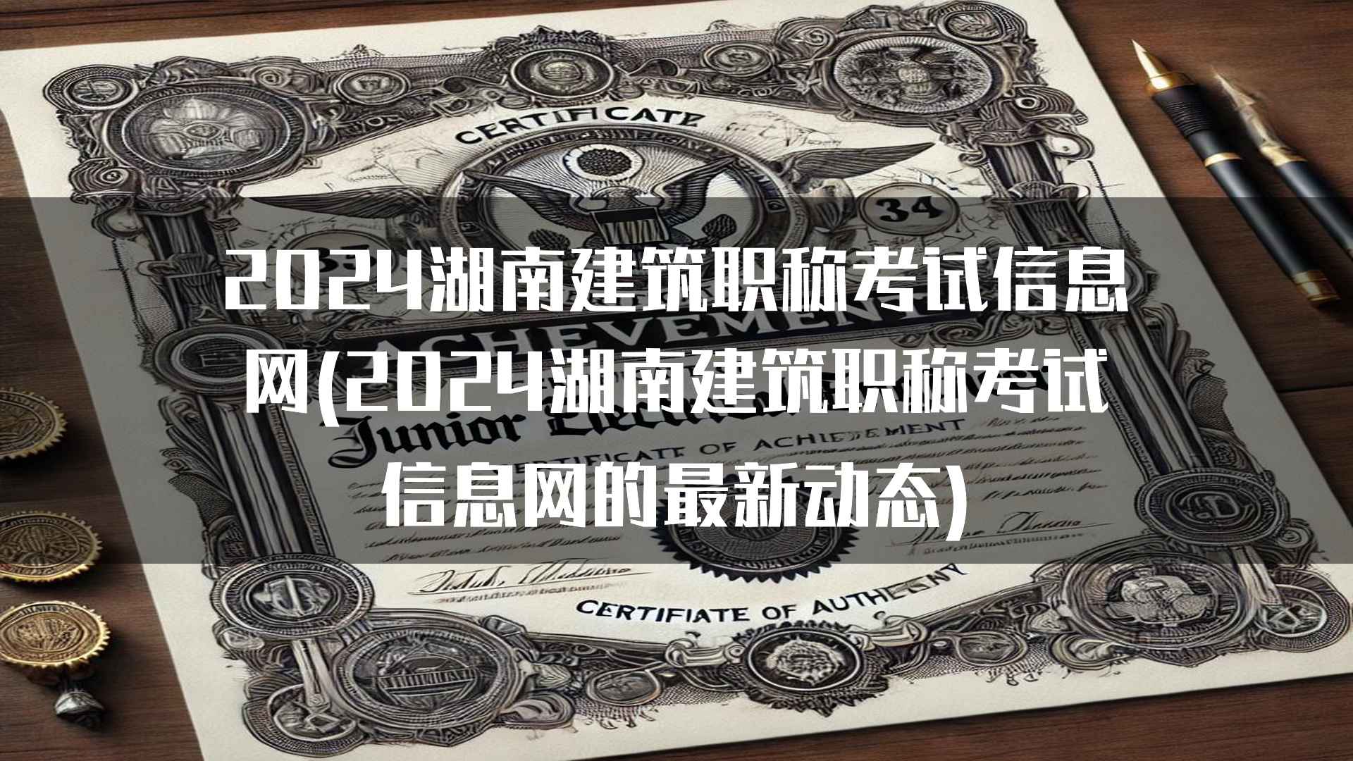 湖南建筑职称考试通过率分析