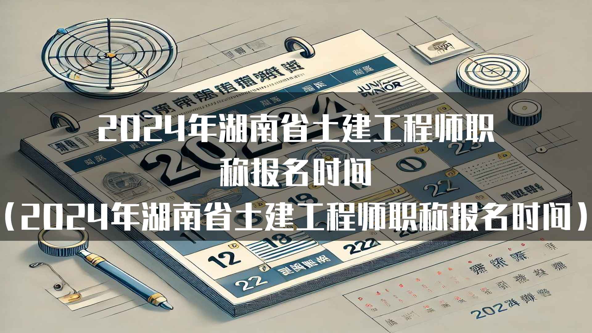 2024年湖南省土建工程师职称报名时间及注意事项