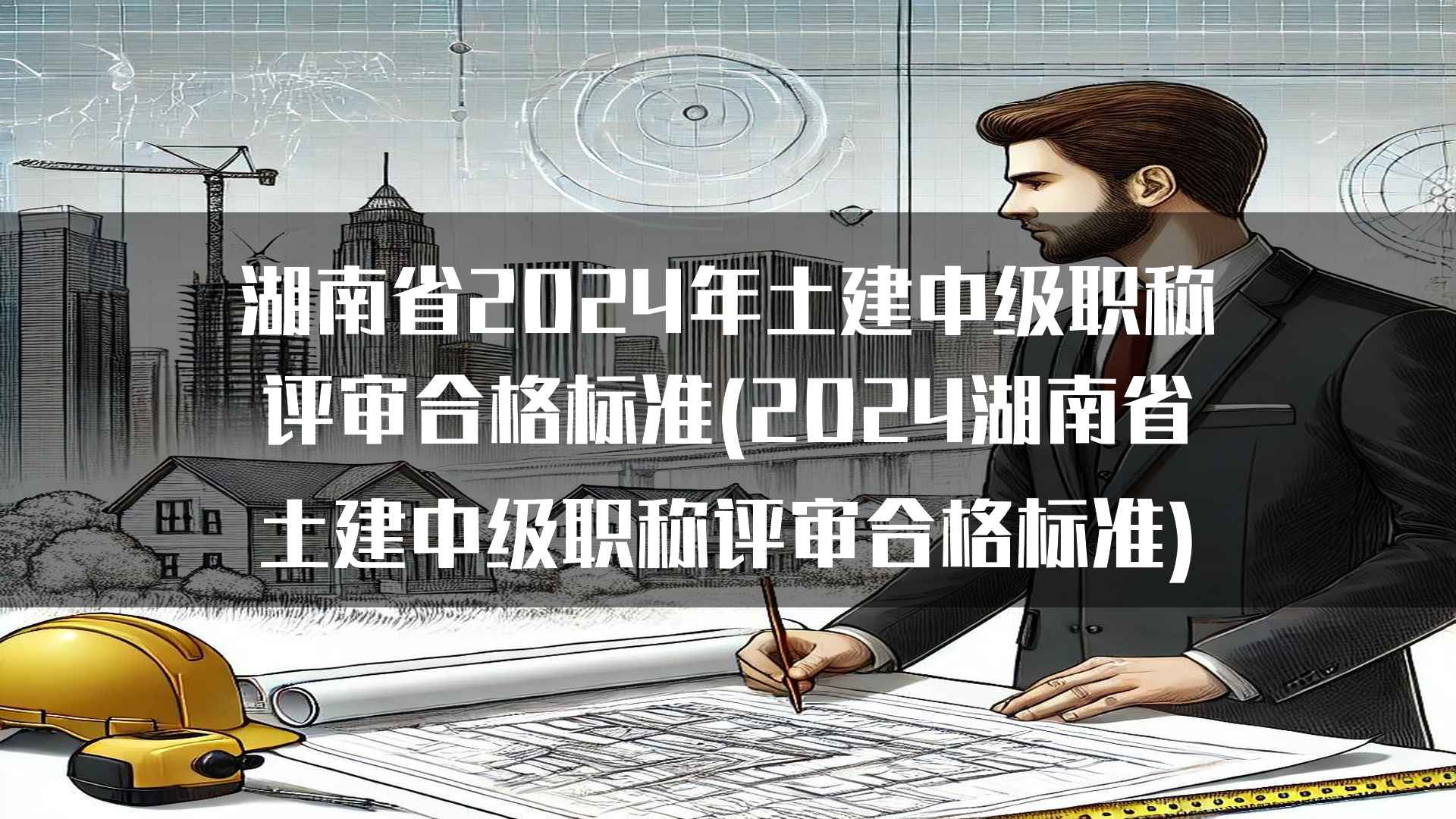 湖南省2024年土建中级职称评审合格标准(2024湖南省土建中级职称评审合格标准)