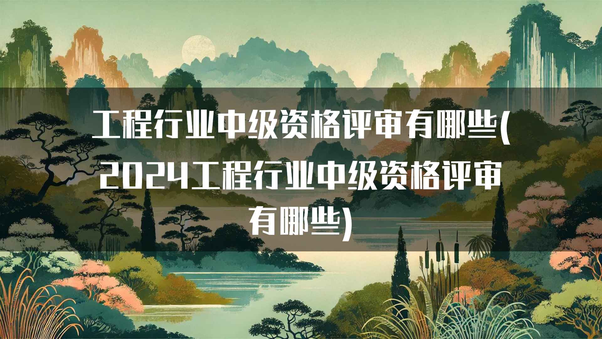 如何提升工程行业中级资格评审的通过率