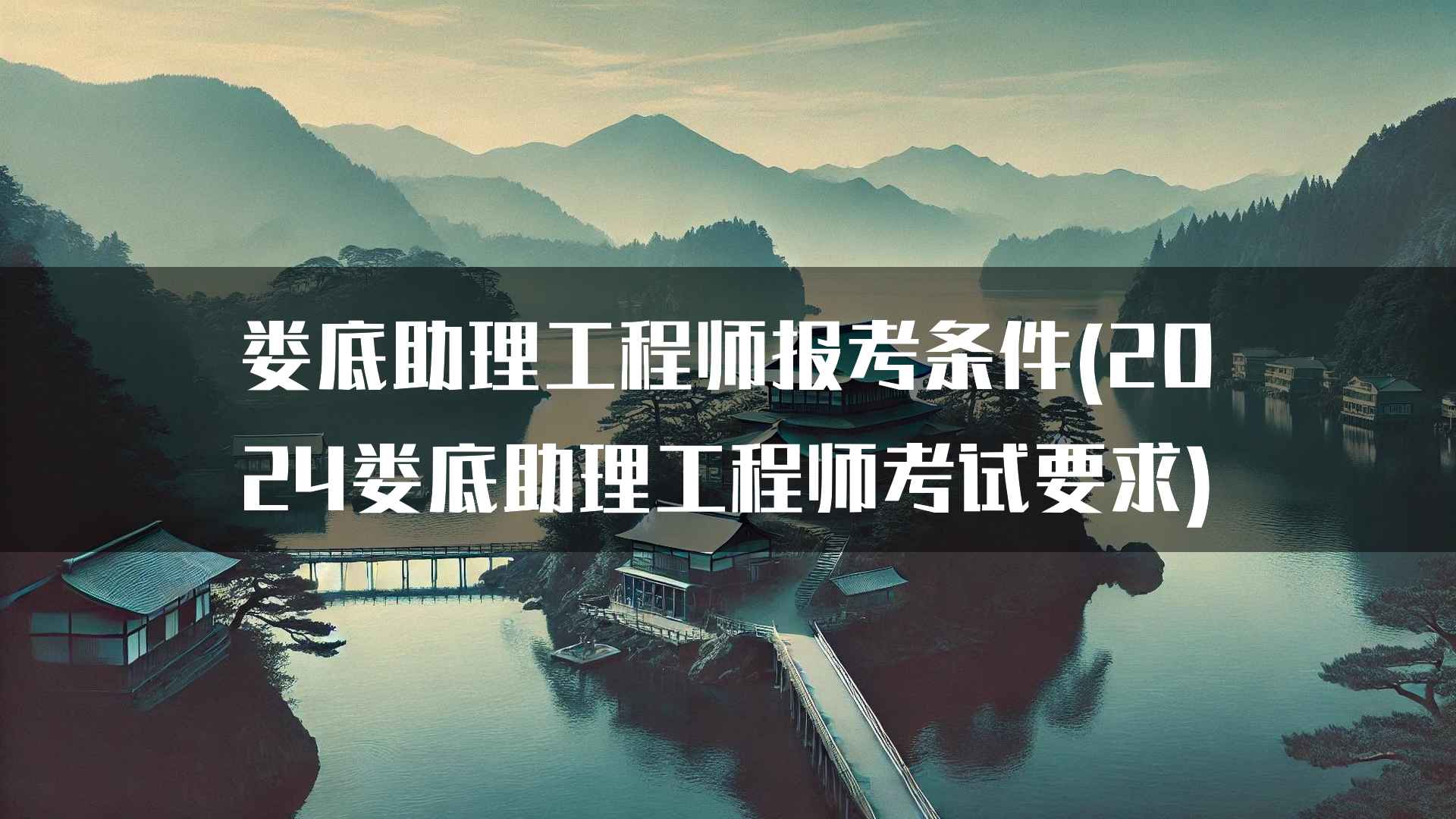 娄底助理工程师考试报名流程