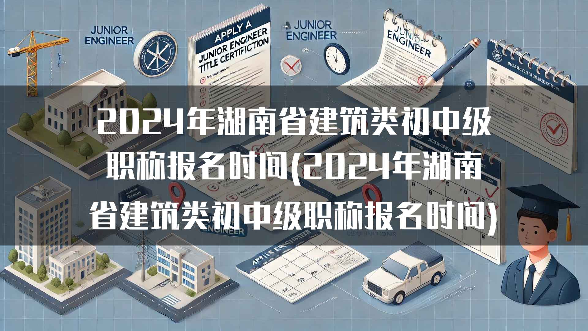 2024年湖南省建筑类初中级职称报名注意事项