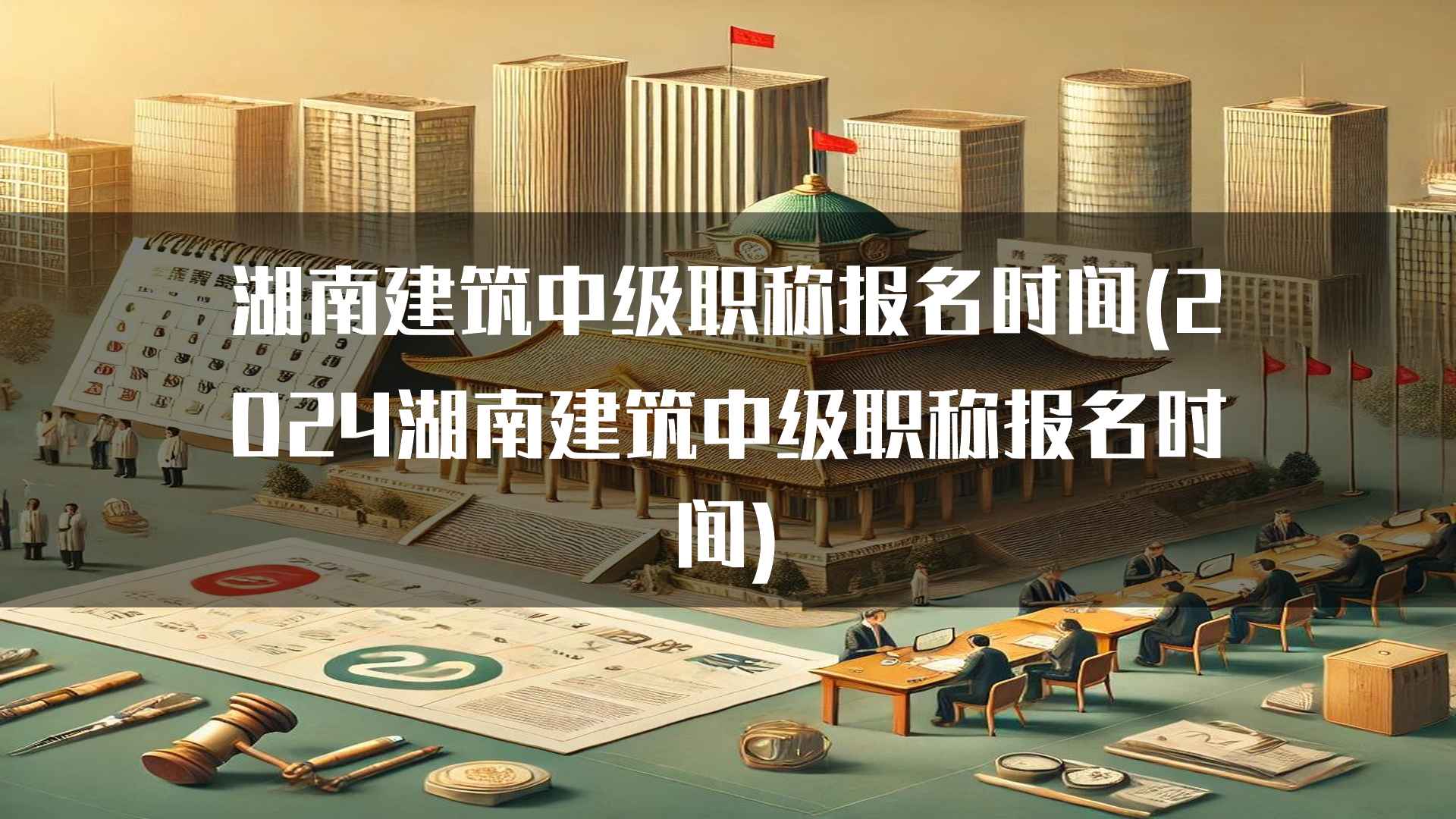 湖南建筑中级职称报名条件解析